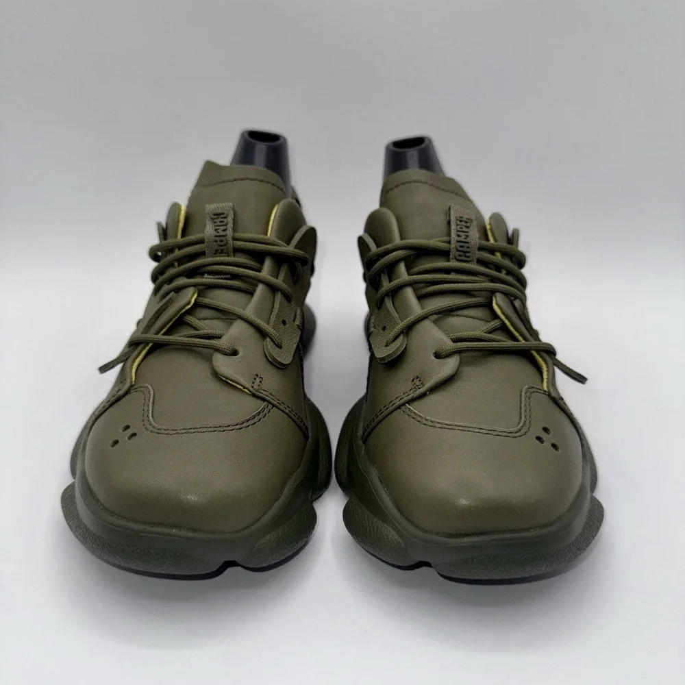 Camper Karst Sneakers Women's Size 7‎ EU 37 Moss Green Leather